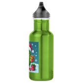 Kerst augurk met geschenken waterfles  (Rechts)