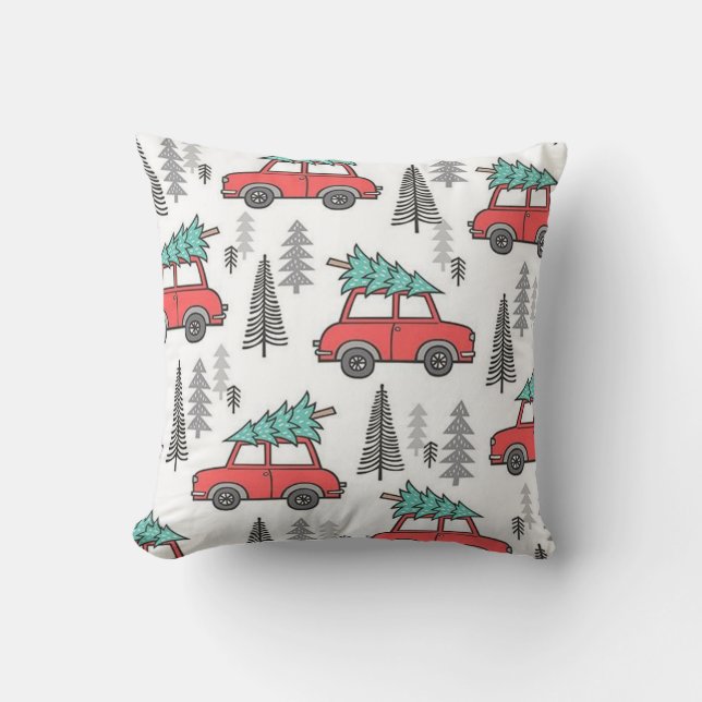 Kerst auto kussen! kussen (Voorkant)