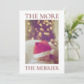 Kerst Baby Aankondiging (Staand voorkant)