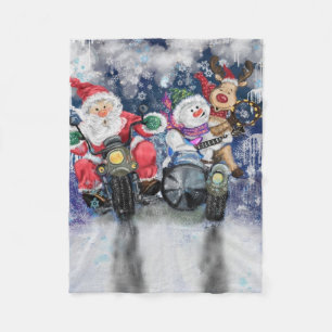 Kerst Baby Fleece Deken