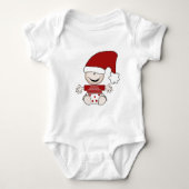 Kerst Baby in Stocking Pet Tshirts en Geschenken (Voorkant)