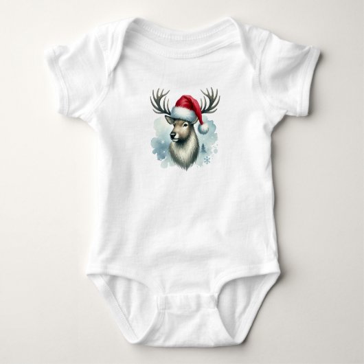kerst Baby Jersey Bodysuit :D (Voorkant)