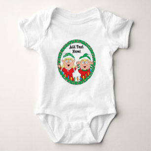 Kerst Baby Jersey Rompertje Romper