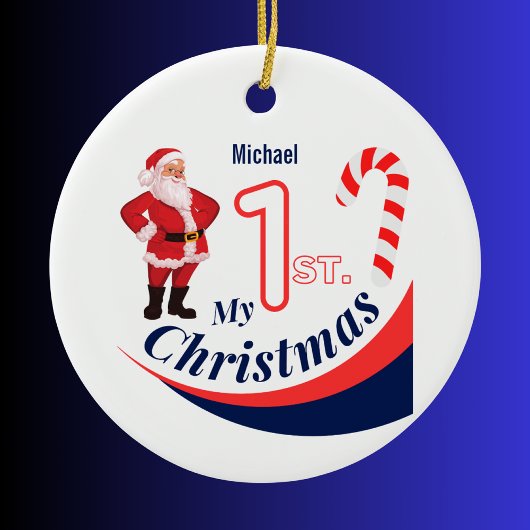 Kerst Baby "Mijn 1e Kerstmis" Keramisch Ornament