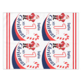 Kerst Baby "Mijn 1e Kerstmis" Tafelkleed (Voorkant (Horizontaal))