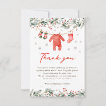 Kerst Baby Shower