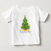 Kerst baby T-shirt (Voorkant)