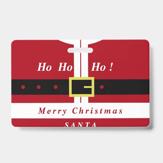 Kerst Badge Sinterklaas Cadeau Aangepaste Jouw naa (Front)