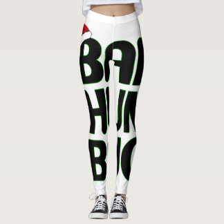 Kerst Bah Humbug Sweatshirt-Xmas Humbug Santa Leggings