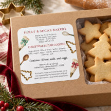 Kerst bakgerei Cottage Food wet