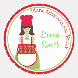 Kerst bakken Stickers