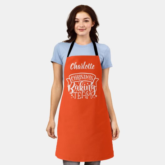 Kerst bakken team! schort (Gedragen)