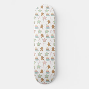 Kerst Bakkerij Traktaties Patroon Skateboard