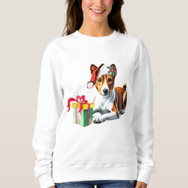 Kerst Basenji Hond Puppy Trui