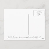 Kerst basketbal Briefkaart (Achterkant)