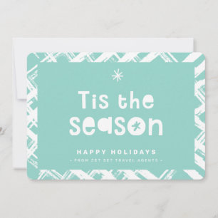 KERST BEDRIJF DANKJEWEL logo tis het seizoen mint Kaart