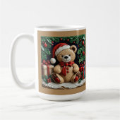 Kerst Beer en Cadeaus Coffee Mu Koffiemok (Links)