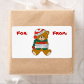 Kerst Beer Gift Label Label (Insitu)