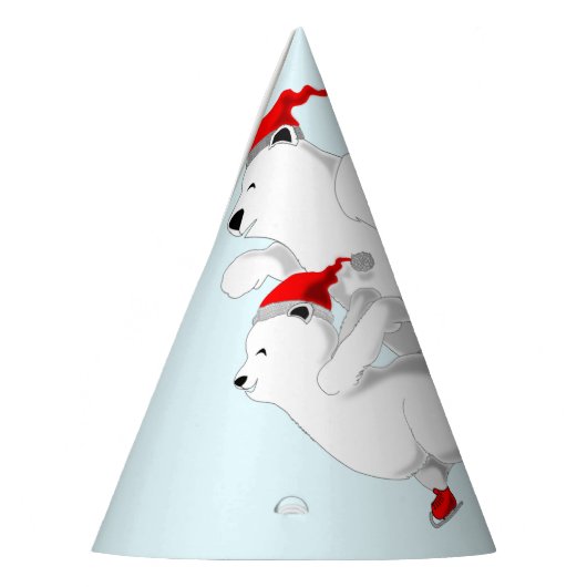 Kerst Beer Paper Party Pet Feesthoedjes (Links)