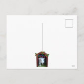 Kerst beestjes thuis voor het feestdagen briefkaar (Achterkant)