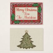 Kerst Behuizing Label - SRF Visitekaartje (Voorkant /achterkant)