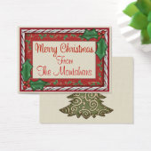 Kerst Behuizing Label - SRF Visitekaartje (Bureau)