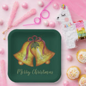 Kerst Bells Vakantie Party Paper Borden Papieren Bordje (Feest)