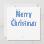 Kerst Beren Wenskaart Feestdagenkaart (Achterkant)