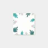 Kerst bessen en bladeren post-it® notes (Voorkant)