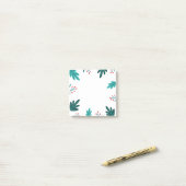 Kerst bessen en bladeren post-it® notes (Op bureau)