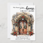 Kerst Bewegende Aankondiging Vakantie Kaart (Voorkant)