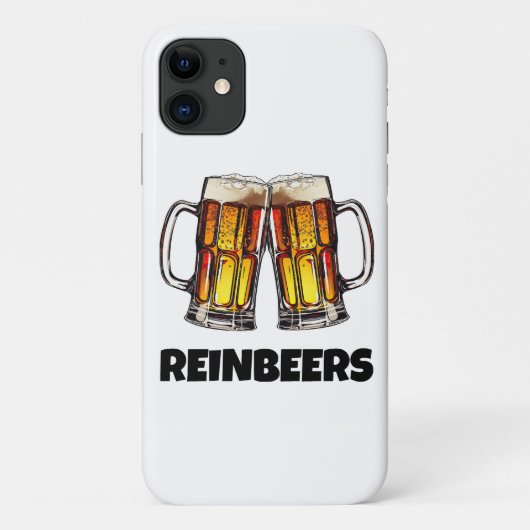 Kerst Bier Reinbeers Case-Mate iPhone Case (Achterkant)