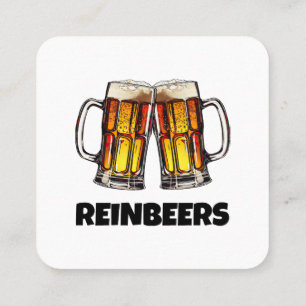 Kerst Bier Reinbeers Vierkante Visitekaartje