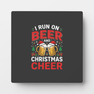 Kerst Bier Vrolijkheid Vakantie Drinken Fotoplaat