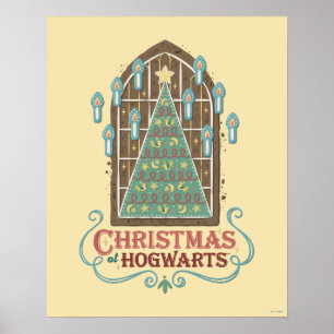 Kerst bij HOGWARTS™ Cookie Graphic Poster