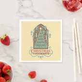 Kerst bij HOGWARTS™ Cookie Graphic Servet (Insitu)