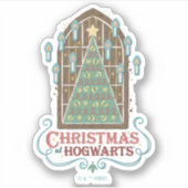 Kerst bij HOGWARTS™ Cookie Graphic Sticker (Voorkant)