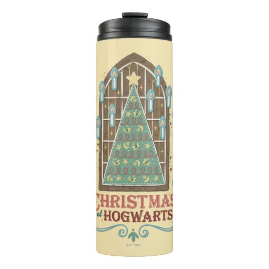 Kerst bij HOGWARTS™ Cookie Graphic Thermosbeker (Voorkant)