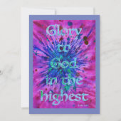 Kerst Bijbelcitaat Feestdagenkaart (Voorkant)