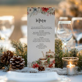 Kerst Bloemenmiddag Tea Holiday Party Menu