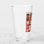 Kerst blok illustratie vierkanten glas (Rechts)