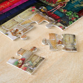 Kerst Boekenplank Legpuzzel (Zijkant)