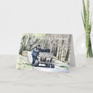 KERST BOERDERIJ LEVEN FEESTDAGEN KAART