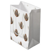 Kerst Boho Water kleur Wrapping Papier Medium Cadeauzakje (Voorkant Gekanteld)
