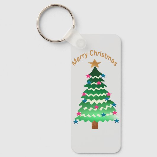 Kerst boom sleutelhanger: sleutelhanger (Voorkant)