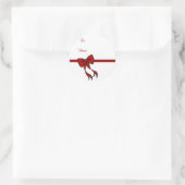 Kerst Bow Stickers (Tas)