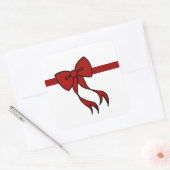 Kerst Bow Stickers (Envelop)
