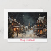 kerst briefkaart (Voorkant / Achterkant)