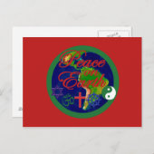 KERST BRIEFKAART (Voorkant / Achterkant)