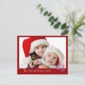 Kerst:: Briefkaart 1/09 (Staand voorkant)
